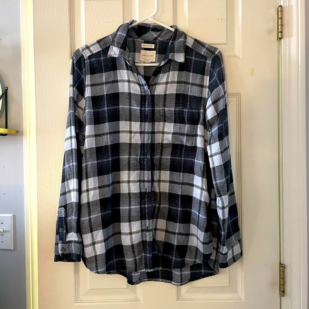 Boyfriend fit AE flannel